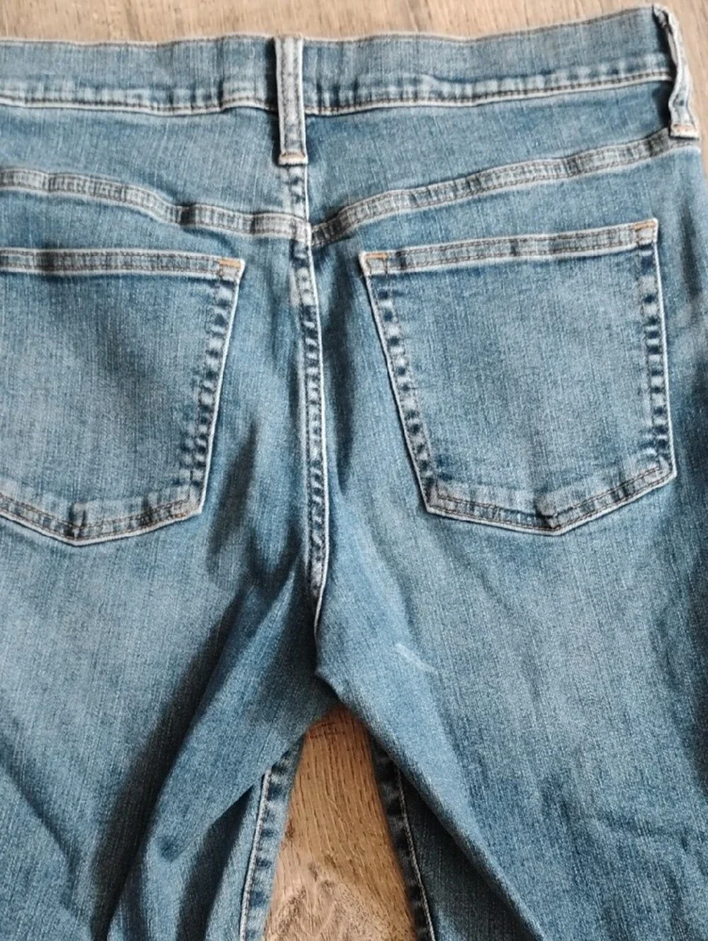 J. Crew Light Blue High-Rise Button-Fly Jeans